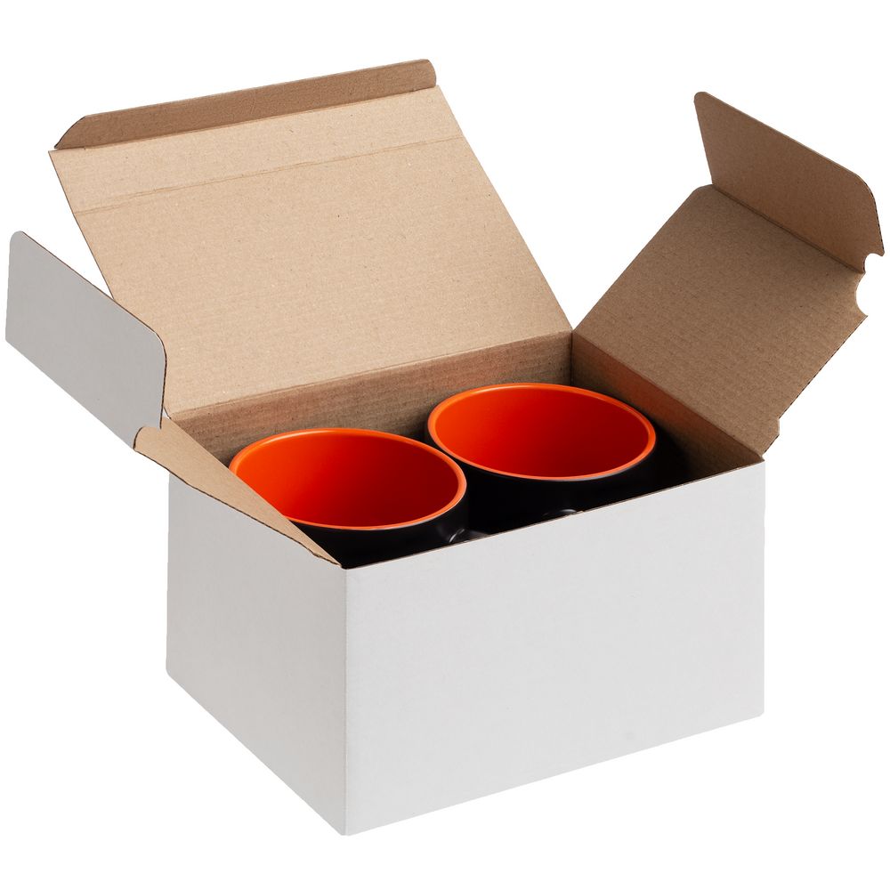 Коробка Couple Cup под 2 кружки, большая, белая-2