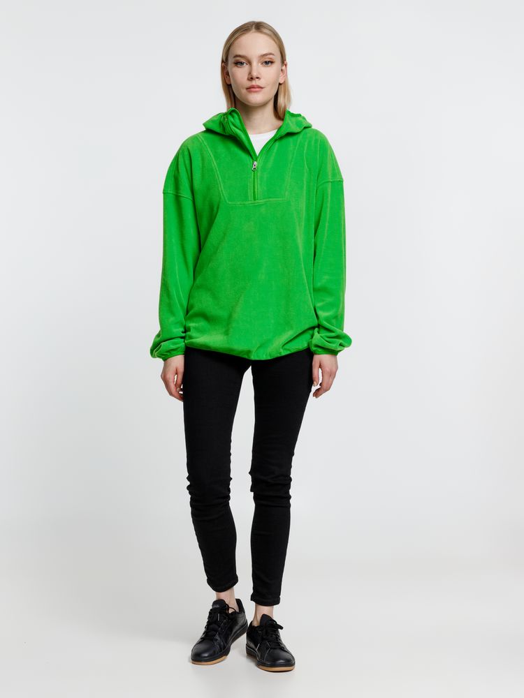 Анорак флисовый унисекс Fliska, зеленое яблоко-4