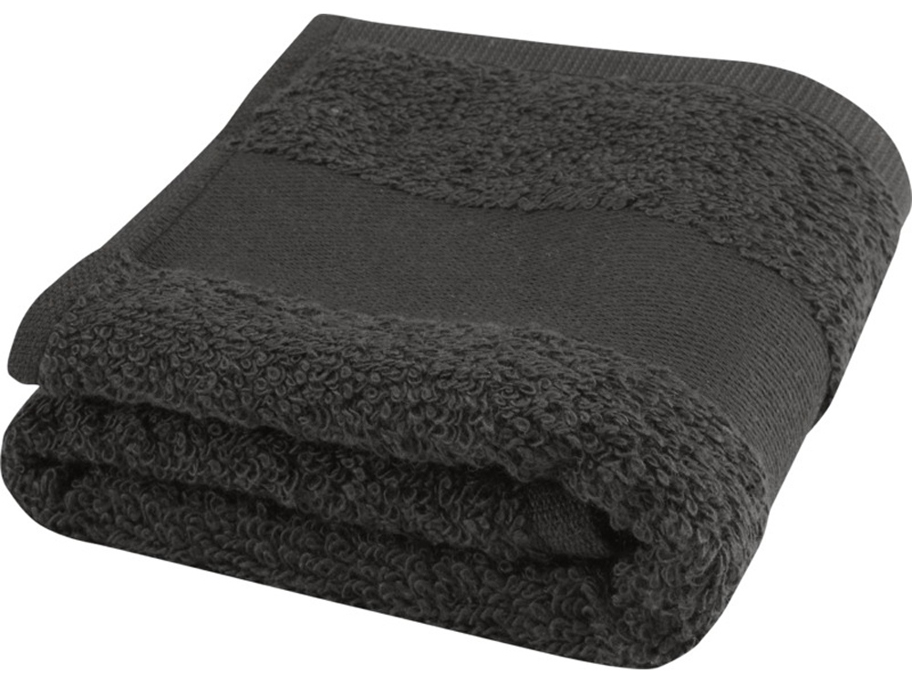 Хлопковое полотенце для ванной Sophia 30x50 см плотностью 450 г/м2, антрацит-0