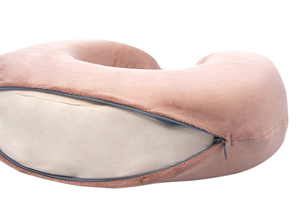 Подушка для путешествий с эффектом памяти Мемо Drowsy Dusty Rose-5