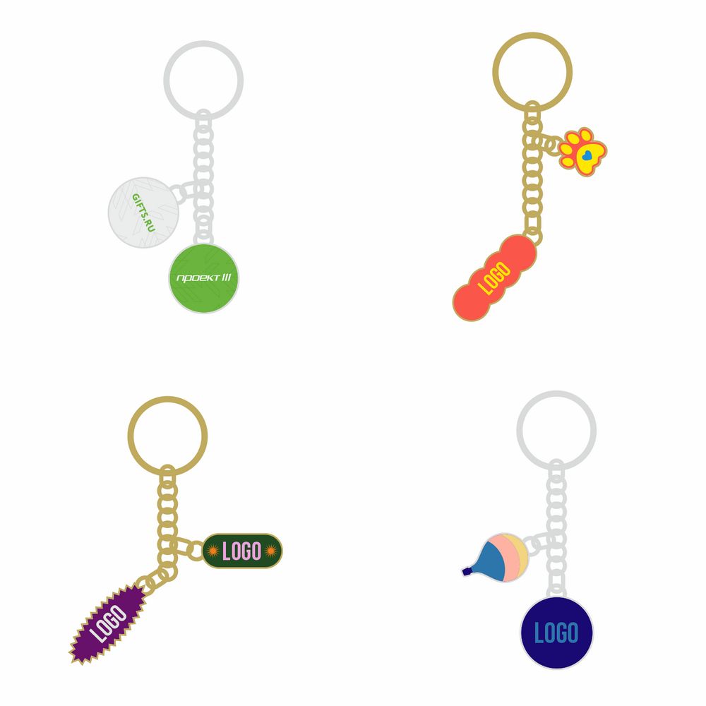 Брелок с подвесками Tink на заказ, доставка авиа-1