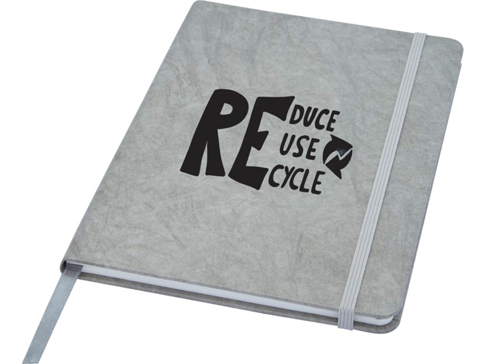 Блокнот Breccia, формат А5, с листами из каменной бумаги, серый-4