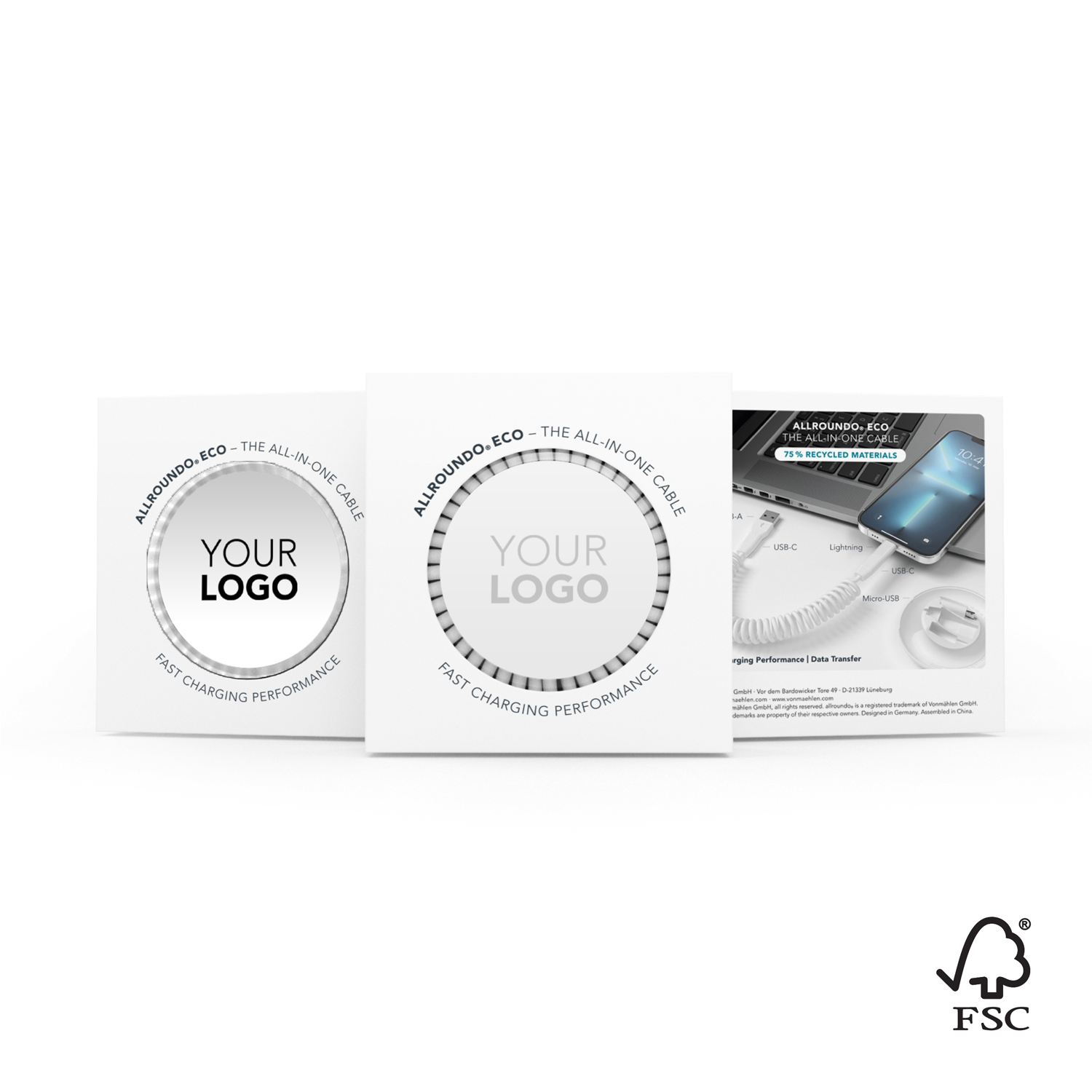 Кабель VONMAHLEN allroundo® eco 6 в 1 с быстрой зарядкой, 90 см-0