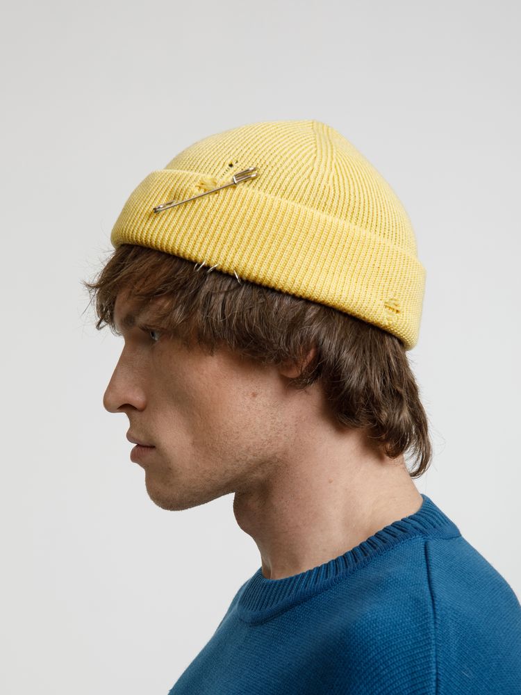 Шапка Pricker, желтая (попкорн)-5