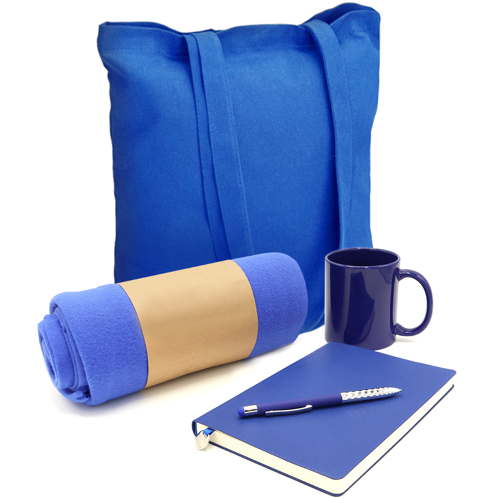 Подарочный набор Тепло и вдохновение, Синий-0