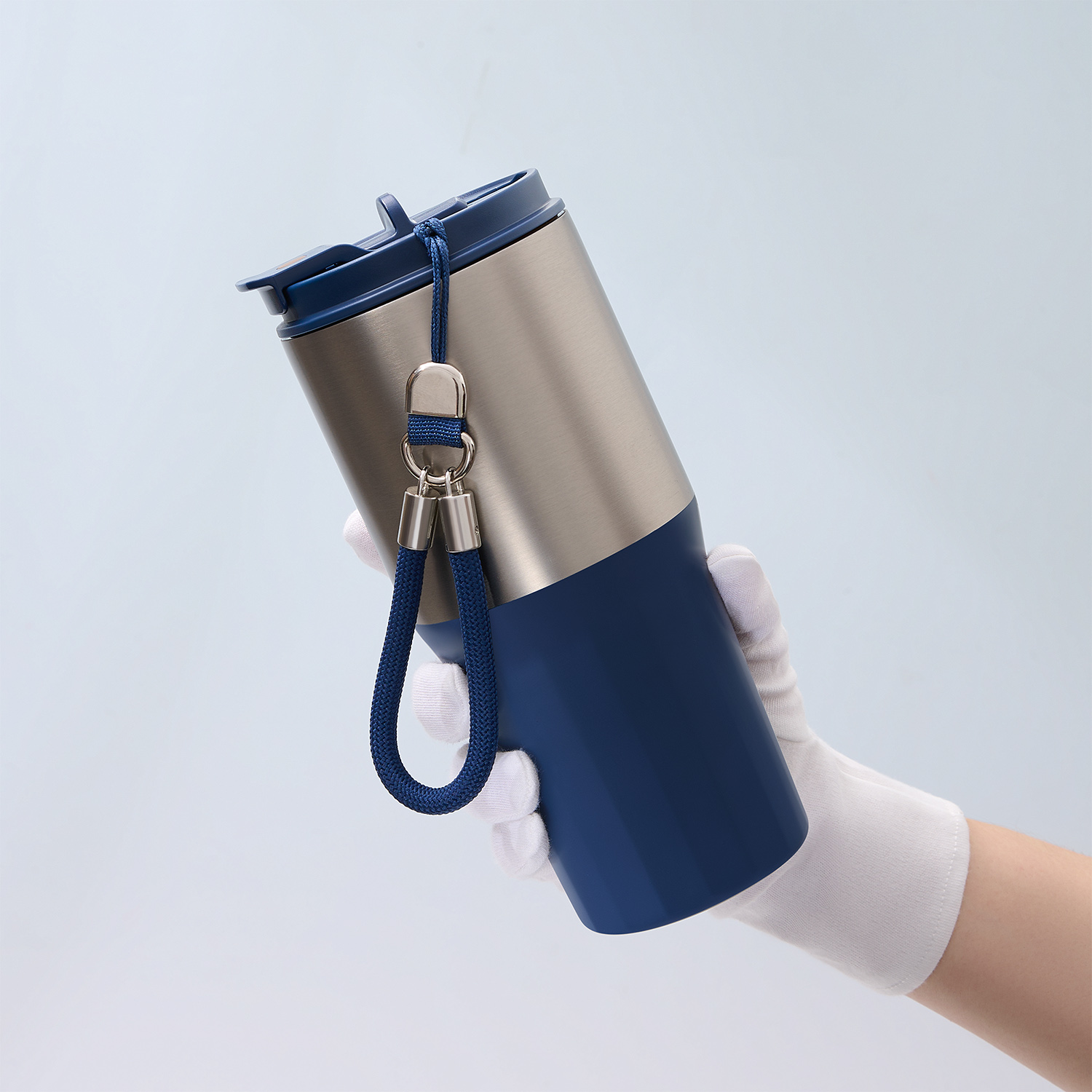 Термокружка вакуумная Авеню (Avenue), синяя-7