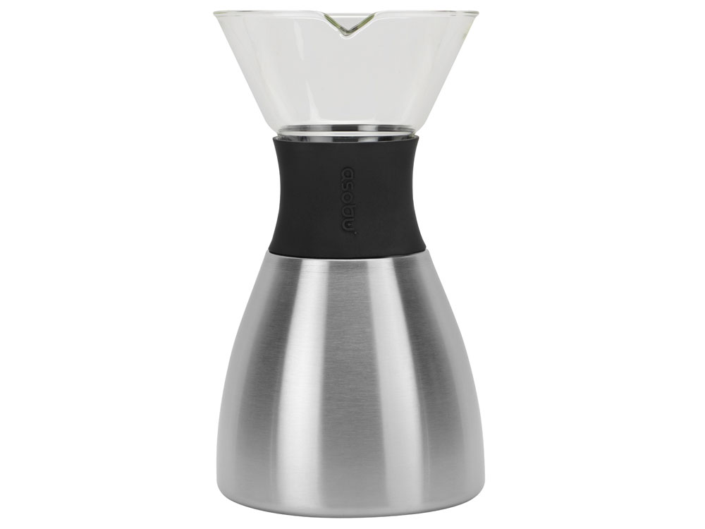Кофеварка POUR OVER, 1000 мл, серебристый/черный-5