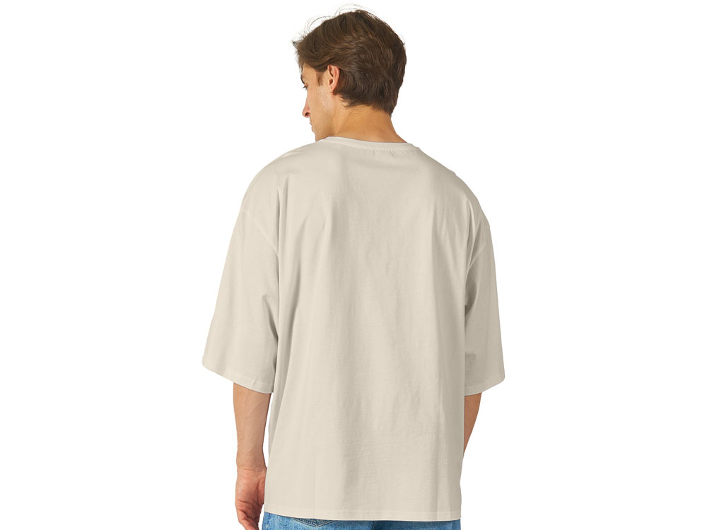 Футболка Berlin к/р оверсайз, 100% хлопок, 180гр, бежевый-4