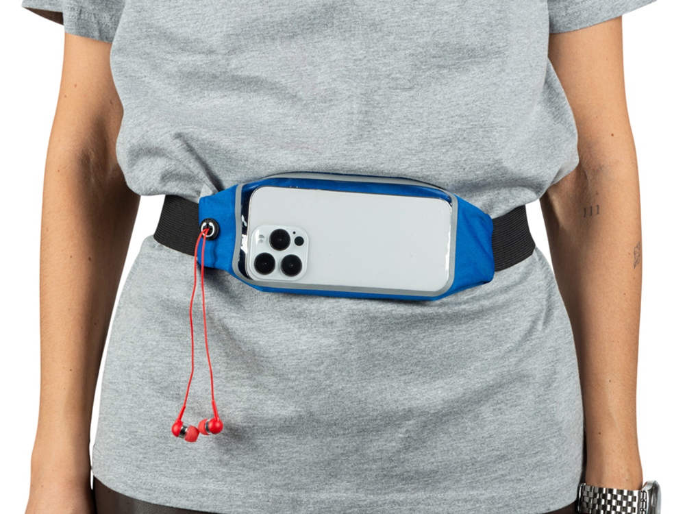 Сумка на пояс Спринт, синий-4