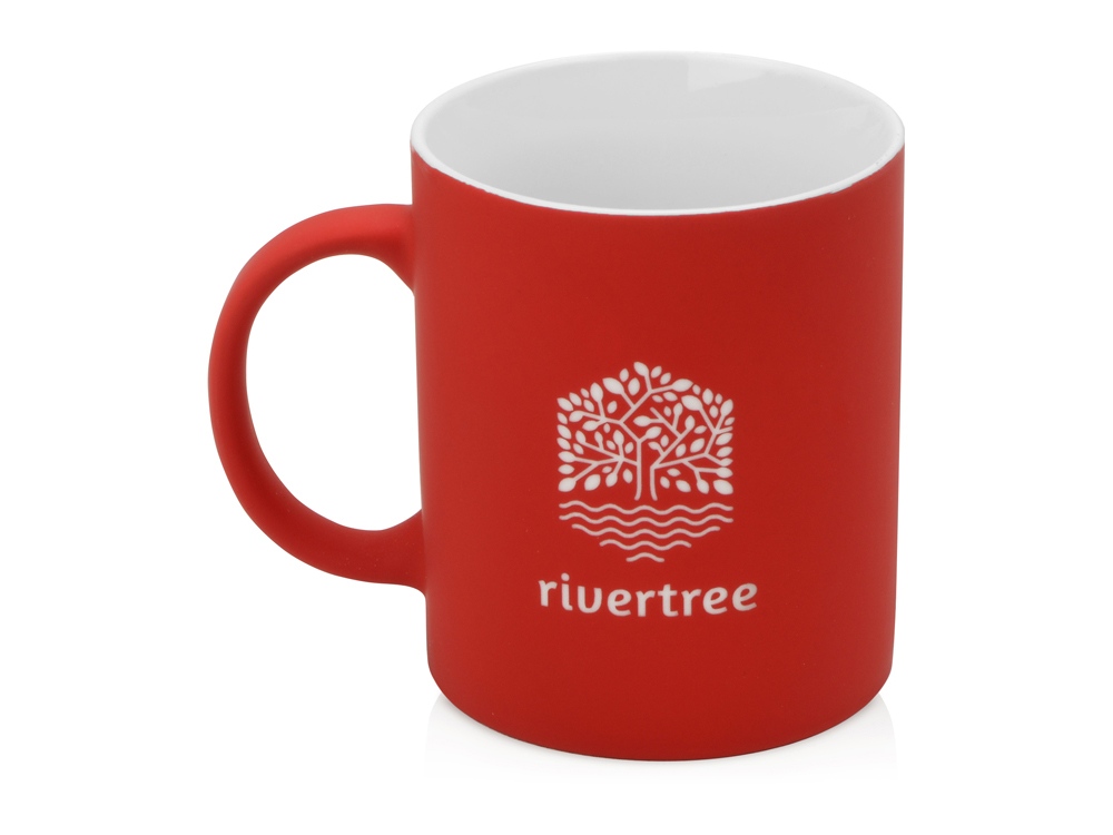 Кружка с покрытием soft-touch Barrel of a Gum, красный-2