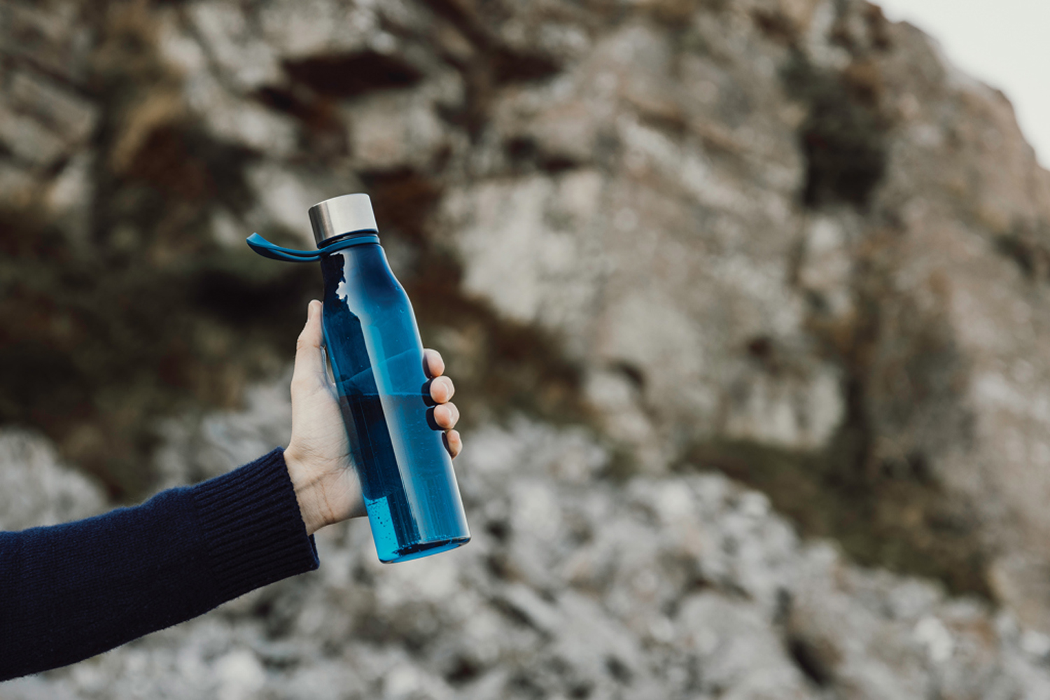 Бутылка для воды VINGA Lean из rPET RCS, 800 мл-5