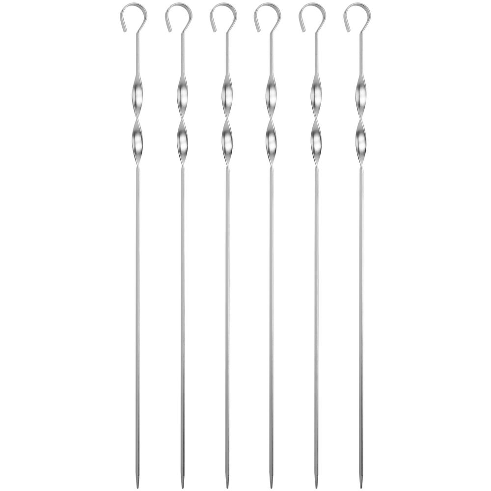 Набор шампуров в чехле Bower, ver.2, серый-1