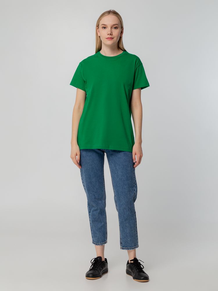 Футболка унисекс T-bolka 140, темно-зеленая-9