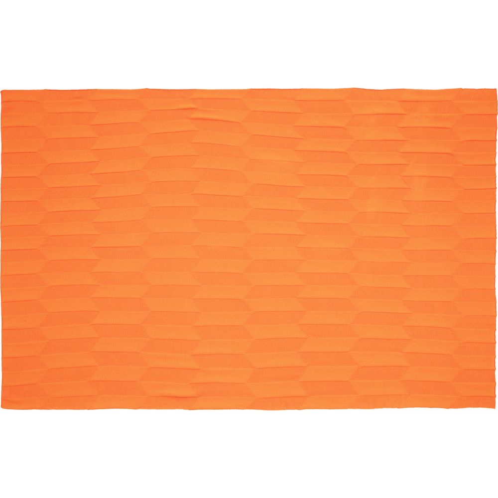 Плед Rombus, оранжевый (апельсин)-3