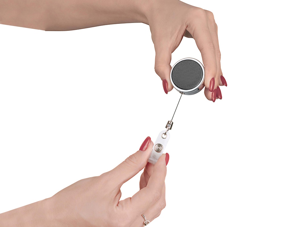 Ретрактор металлический Favor, светло-серый-1