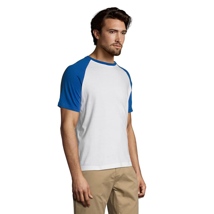 Футболка мужская FUNKY 150, синий, белый-5