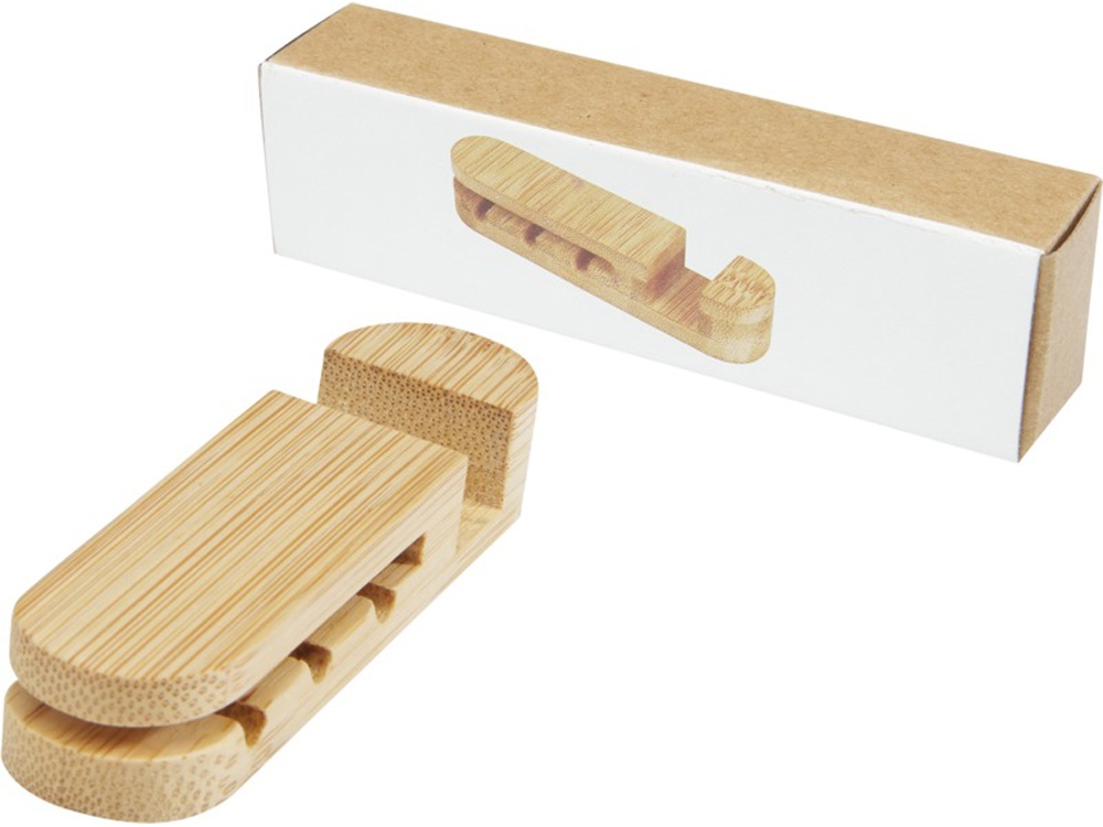 Edulis бамбуковый кабельный органайзер , бежевый-4