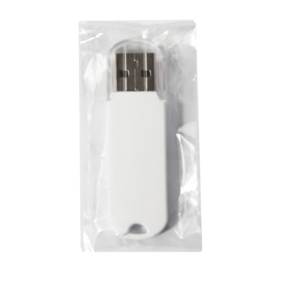 USB flash-карта UNIVERSAL (8Гб), белая, 5,8х1,7х0,6 см, пластик, белый-2