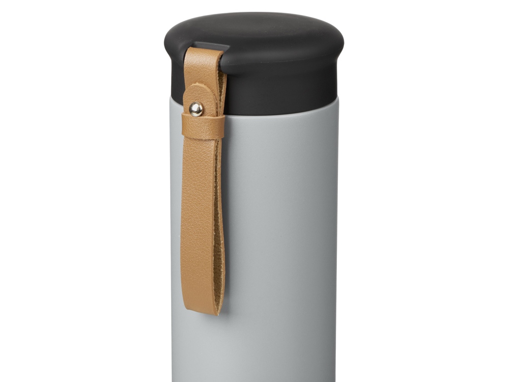 Вакуумный термос Engage, 450 мл, тубус, средне-серый-2