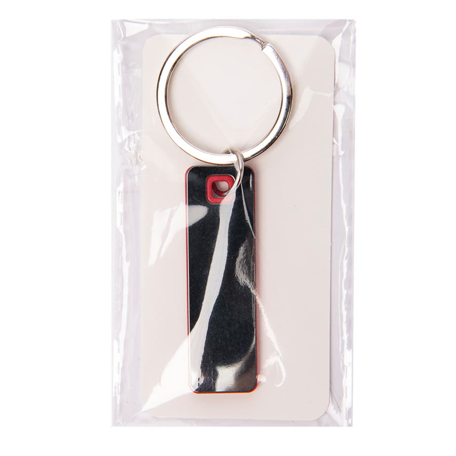 Брелок TONER STICK; 5,28 x 1.6 x 0,42 см; красный, металл/пластик, черный, красный-1