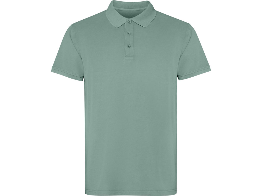 Рубашка поло Cobain унисекс, сине-зеленый выстиранный-0