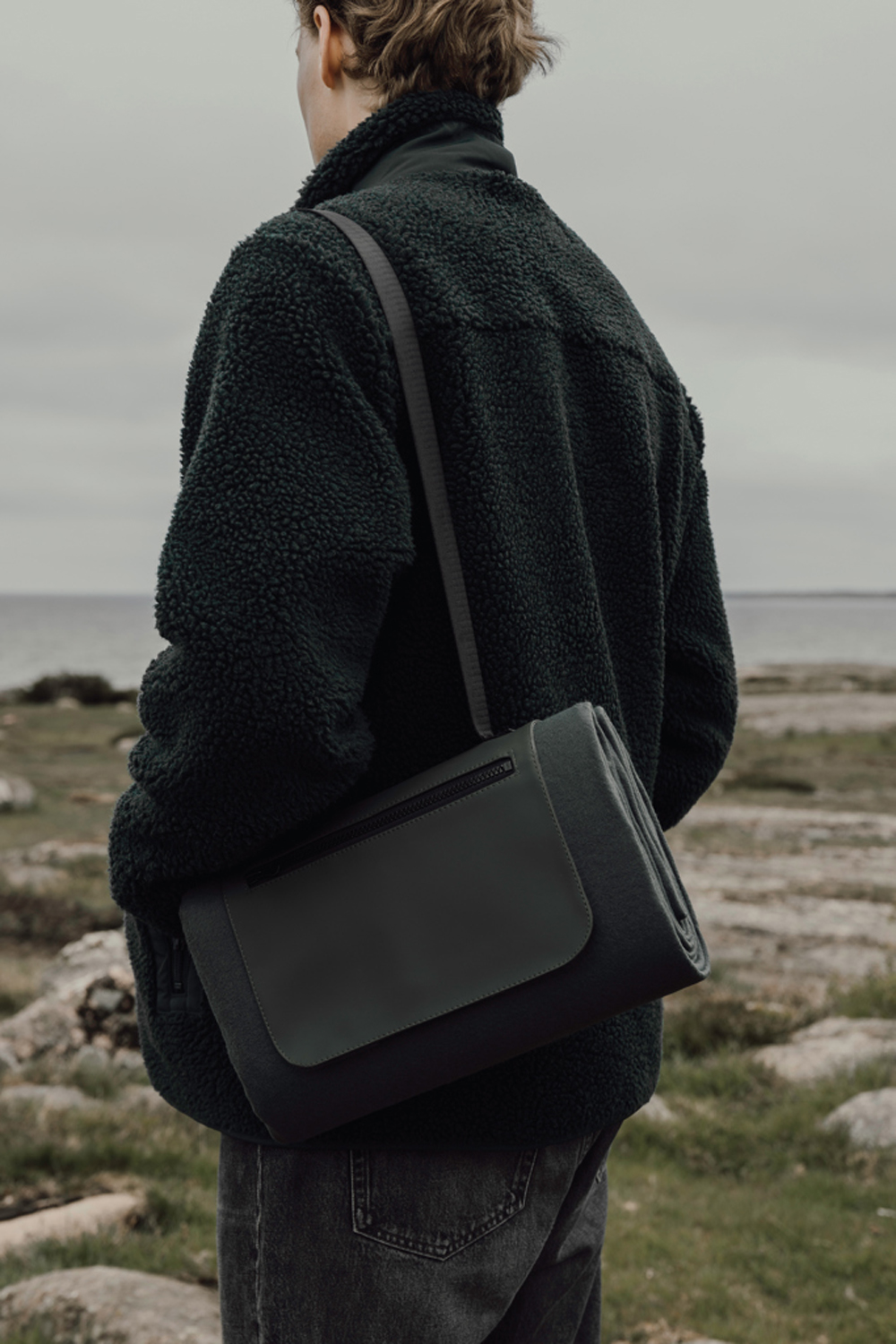 Плед для пикника VINGA Baltimore из переработанного полиэстера RCS, 150х130 см-3