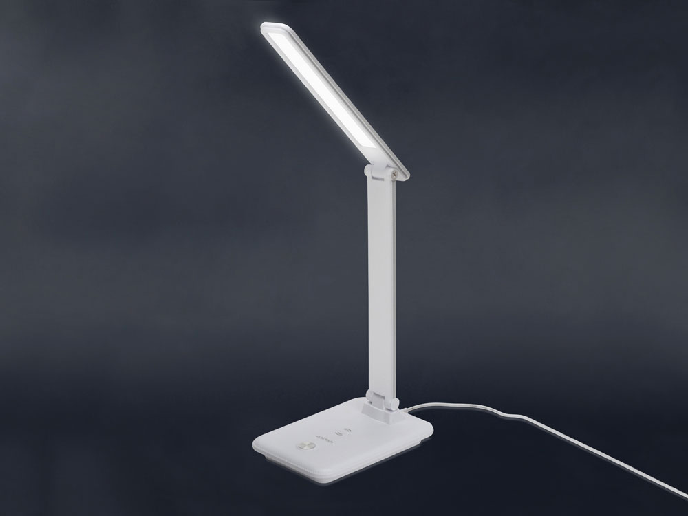 Настольная лампа Rombica LED FAROS, белый (квадратное основание)-5