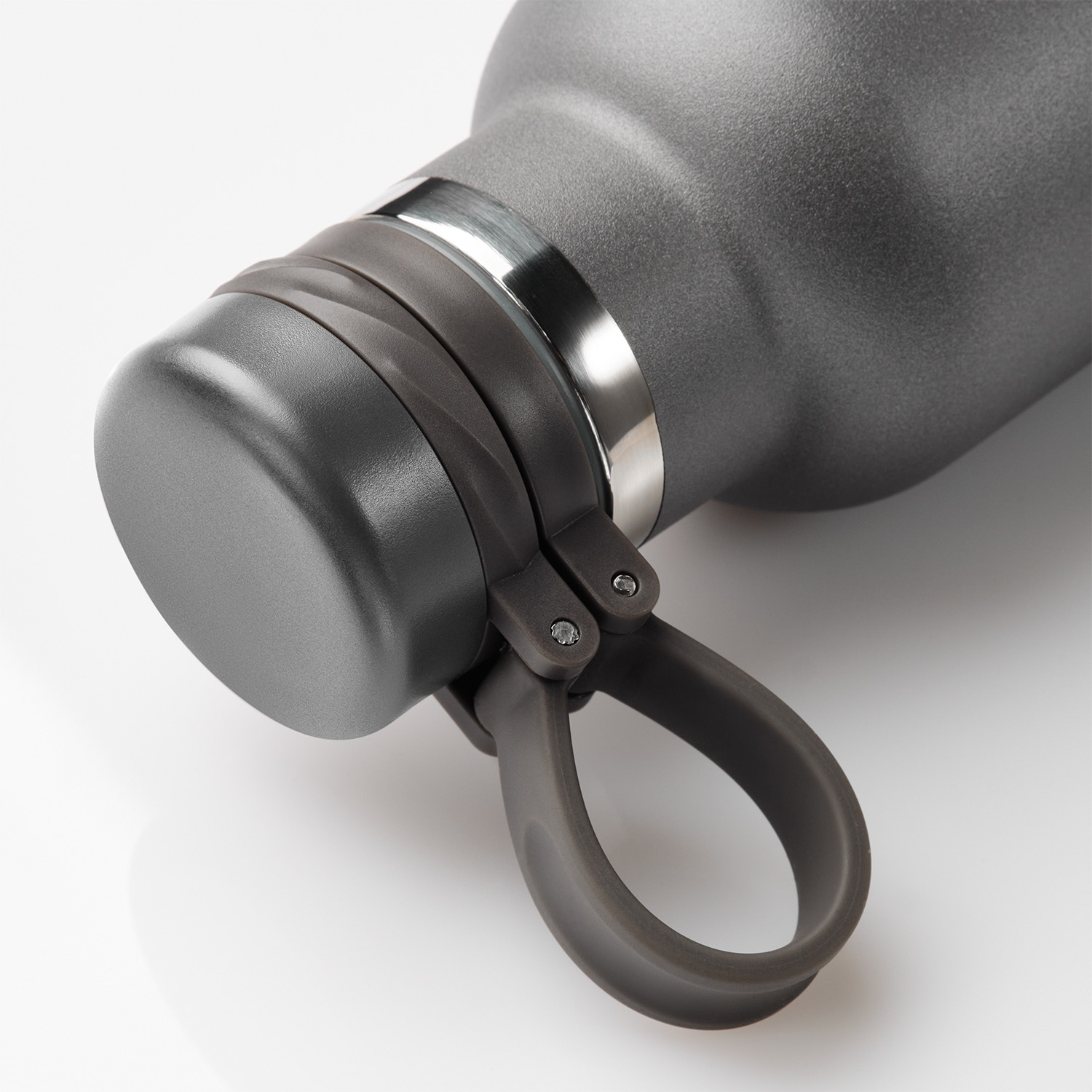 Термобутылка вакуумная герметичная Модена (Modena), серая-8