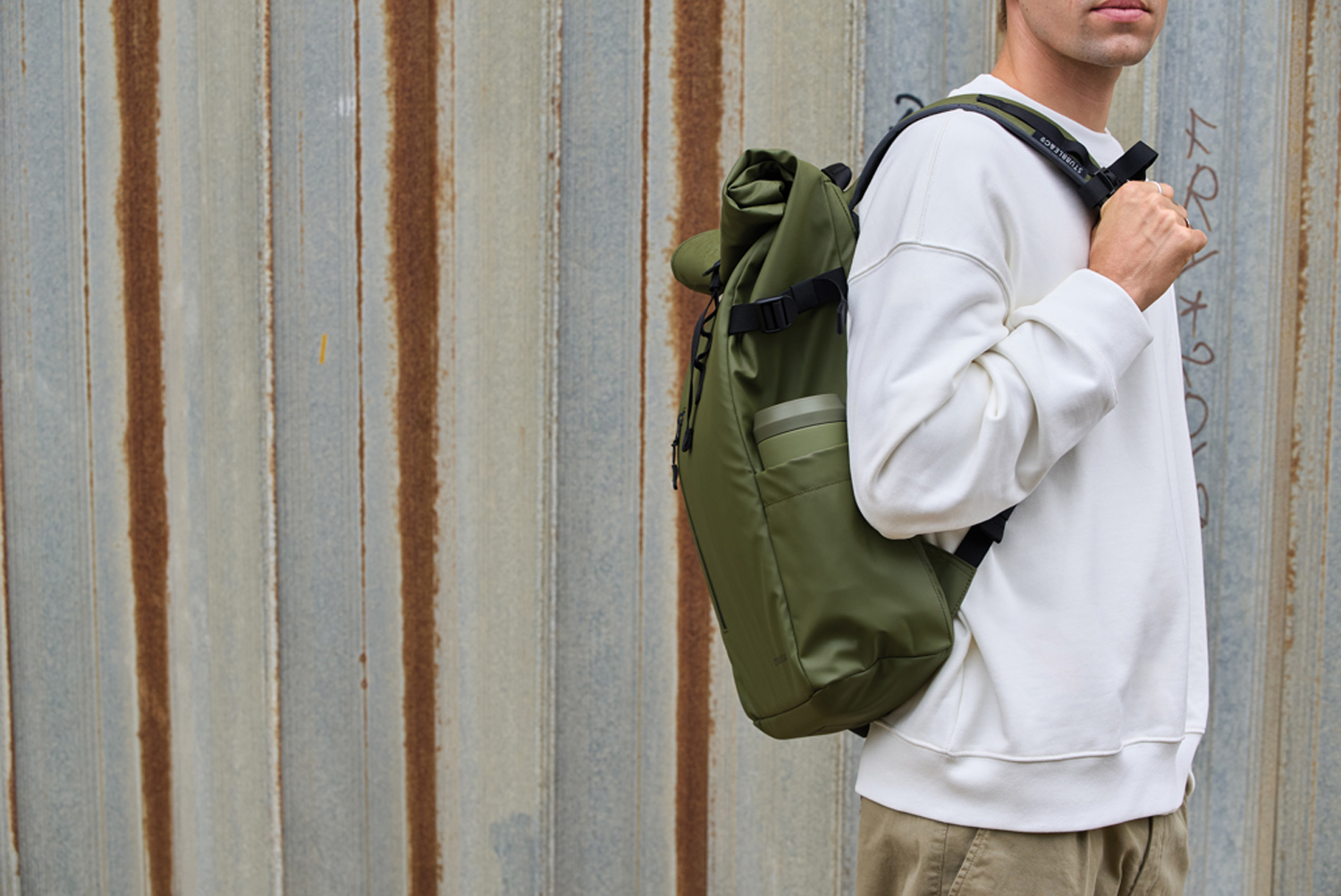 Термостакан Topl из переработанной стали с крышкой 360°, 354 мл-5