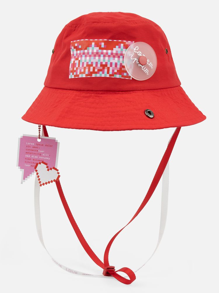 Панама Pana Vista, красная-5