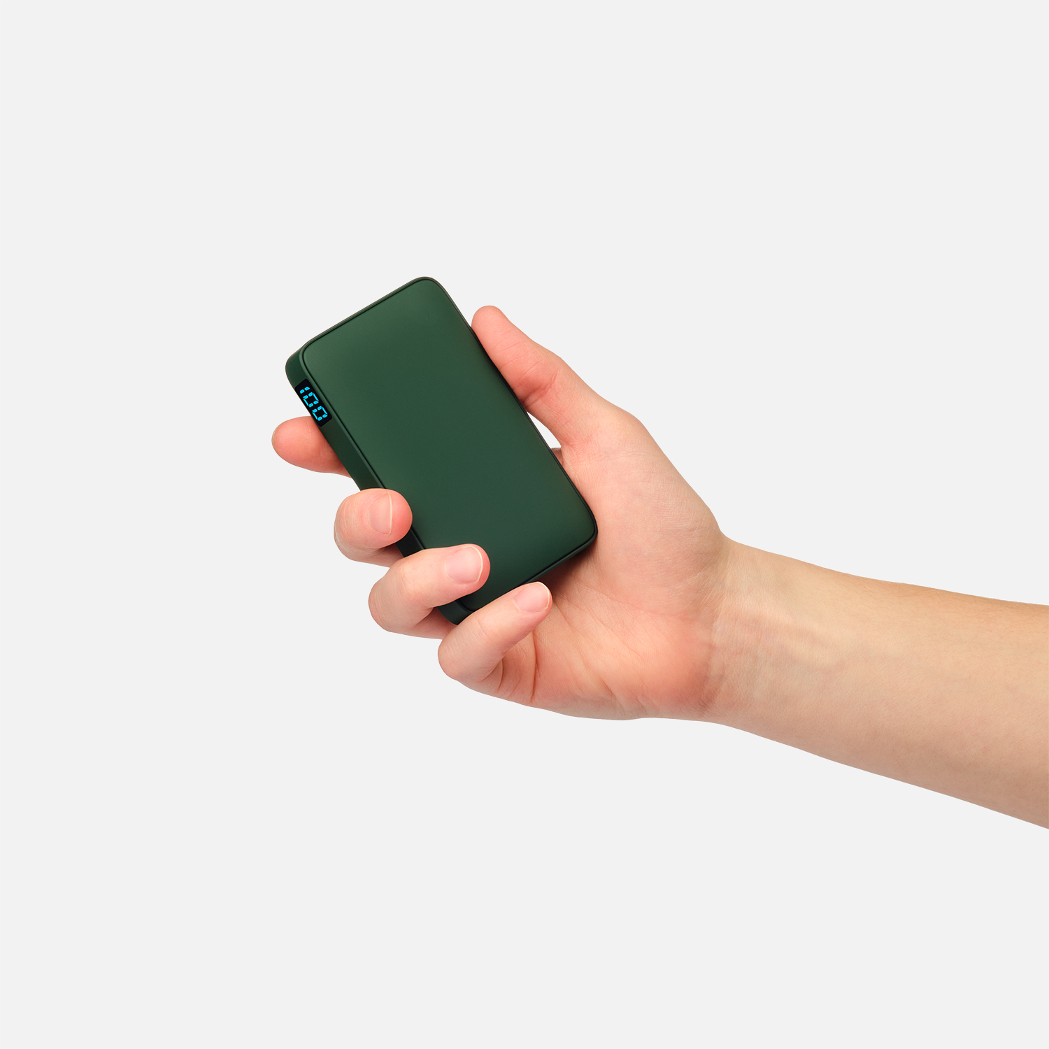 Внешний аккумулятор с подсветкой Анкор (Ancor) 5000 mAh, зеленый-6