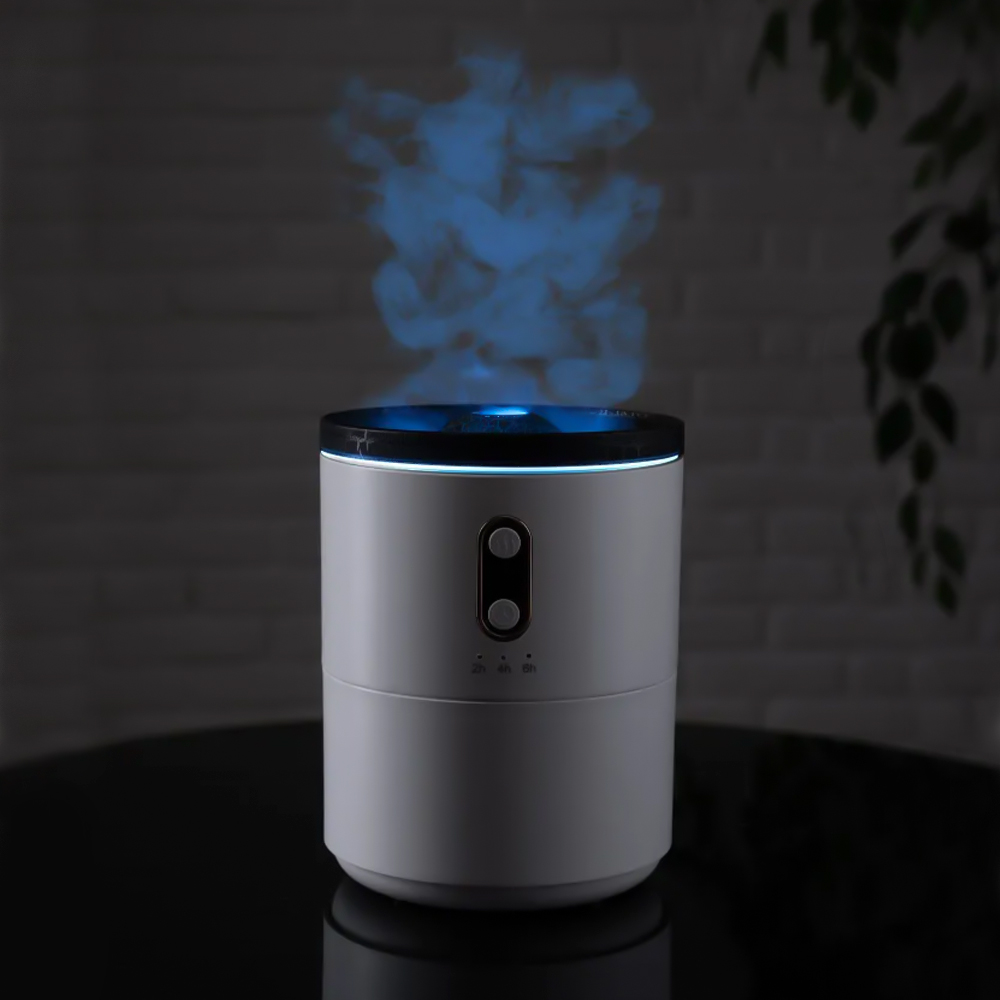 Светодиодный USB увлажнитель Volcano, Белый-6