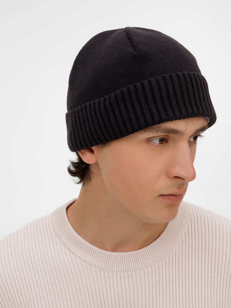 Шапка ComFleece, черная-3