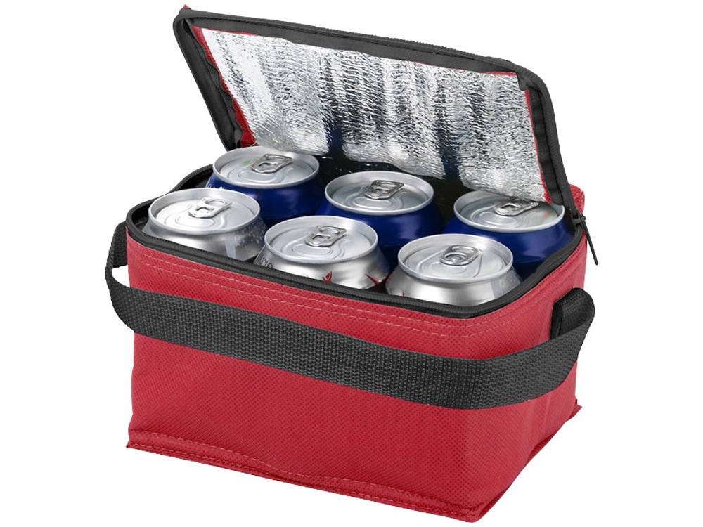 Сумка-холодильник Spectrum, красный/черный-0