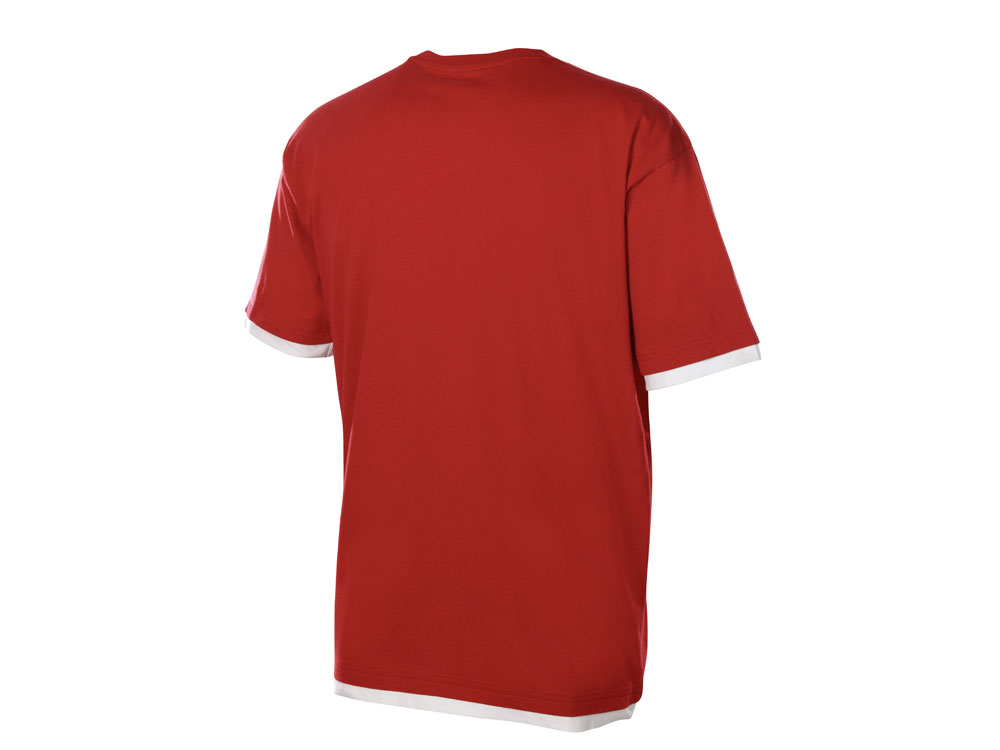 Футболка Rotterdam мужская, красный/белый-5