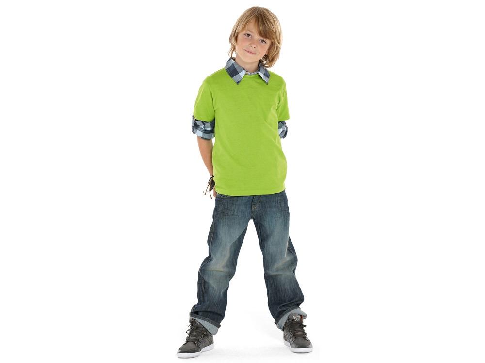 Футболка Heavy Super Club детская, зеленое яблоко-4