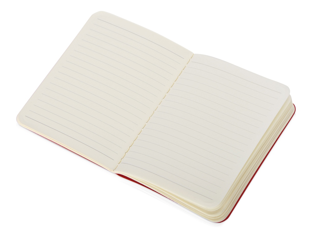 Блокнот A6 Stitch в линейку, красный-1