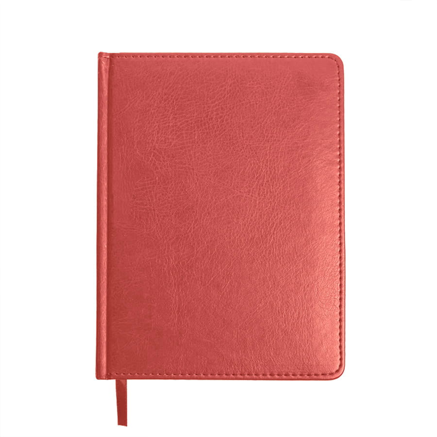 Ежедневник недатированный Joy, формат А5, в линейку, ярко-красный-1