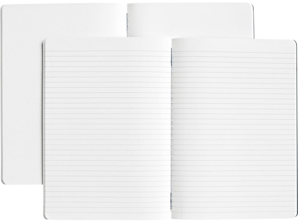 Комплект из двух блокнотов Karst формата A5 с листами из каменной бумаги, slate grey-3