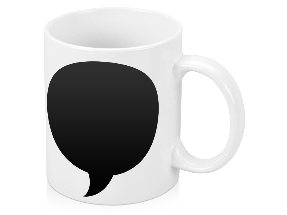 Кружка с покрытием для рисования мелом  Tiza, 320 мл-0