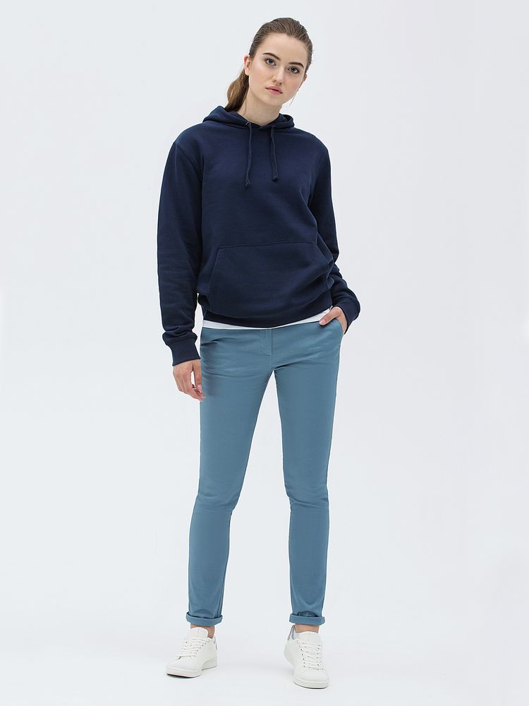 Толстовка унисекс Spencer, темно-синяя-3