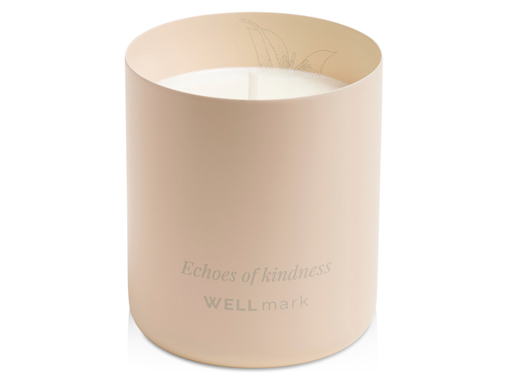 Ароматическая свеча Wellmark Echoes of Kindness- Ecru бежевый-0