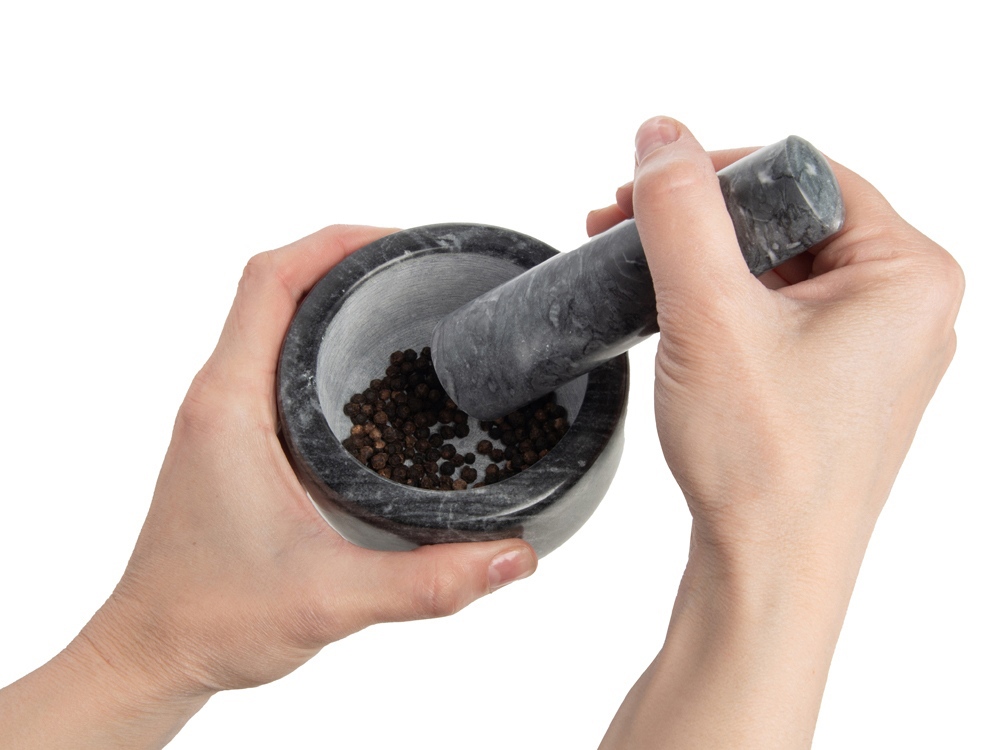 Ступка из натурального мрамора-10