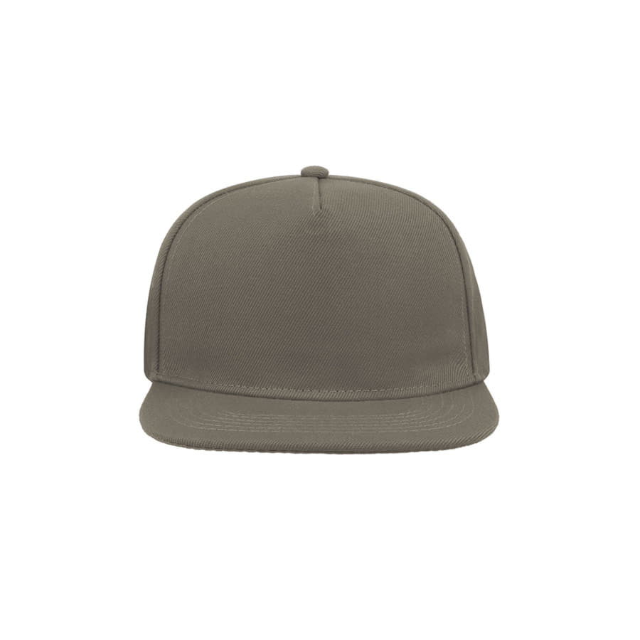 Бейсболка SNAP FIVE, 5 клиньев, пластиковая застежка, серый-4