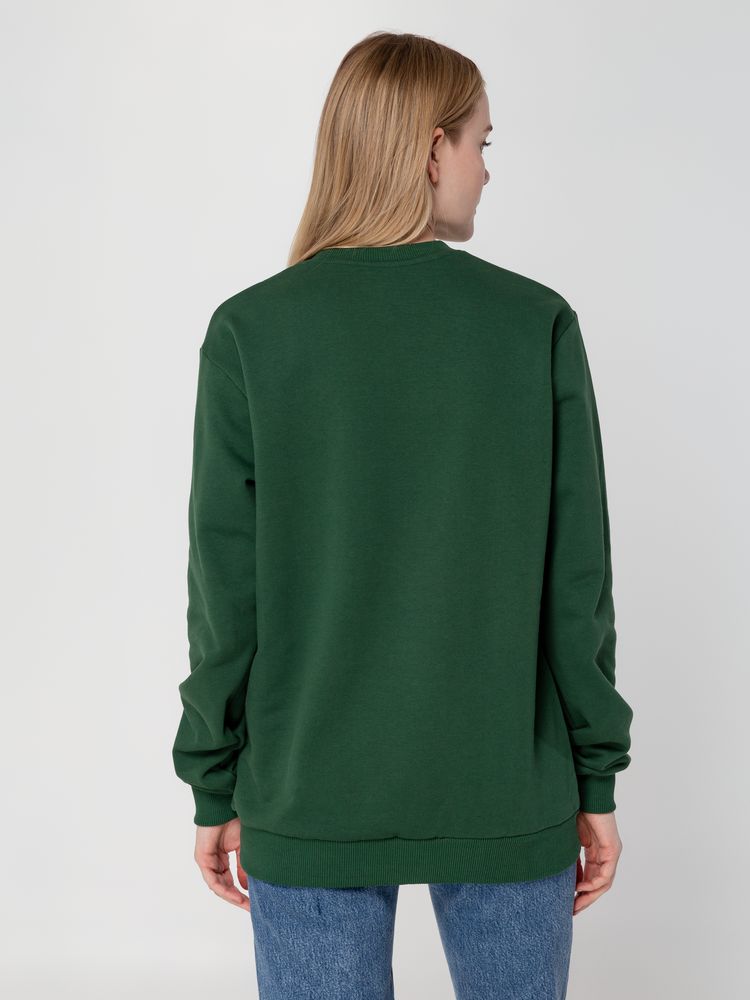 Толстовка Unit Toima Heavy, темно-зеленая-6