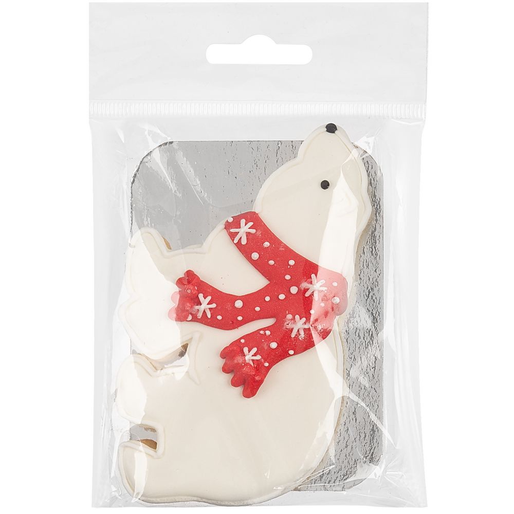 Печенье «Остаемся зимовать», белое с красным-1