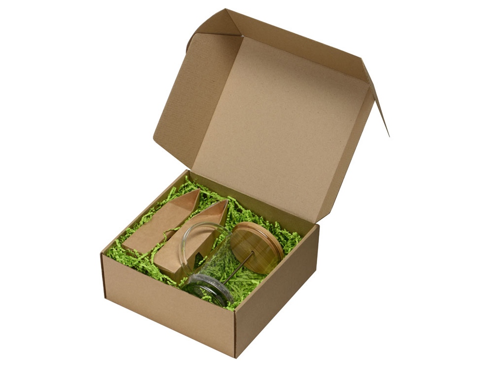 Подарочный набор с чаем и френч-прессом Чайная композиция-1