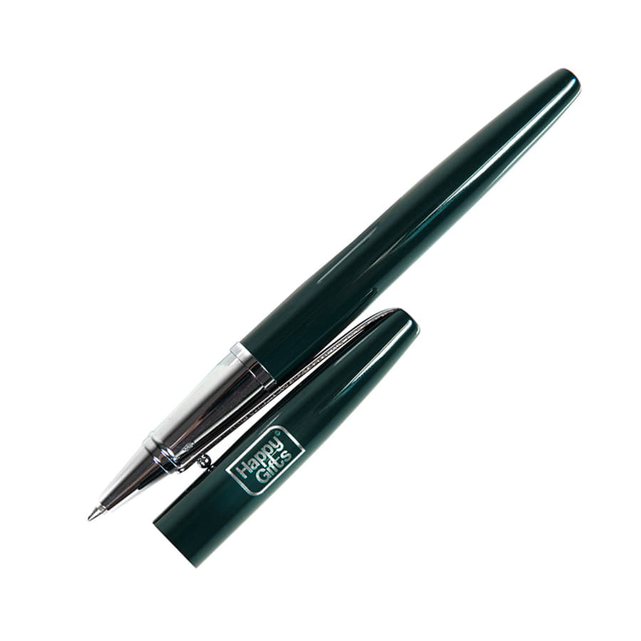 Ручка-роллер DELICATE, темно-зелёный-2