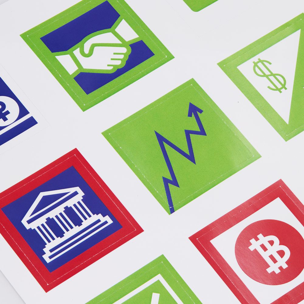 Стикерпак бумажный Industry, финансы-1