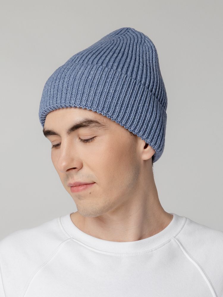 Шапка Tommi, голубой меланж-2